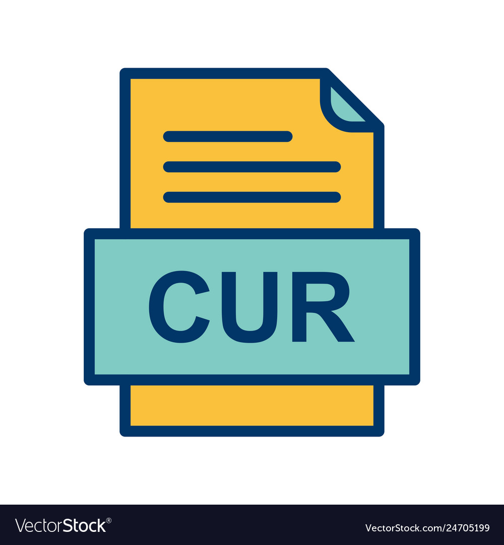 Cur file document icon