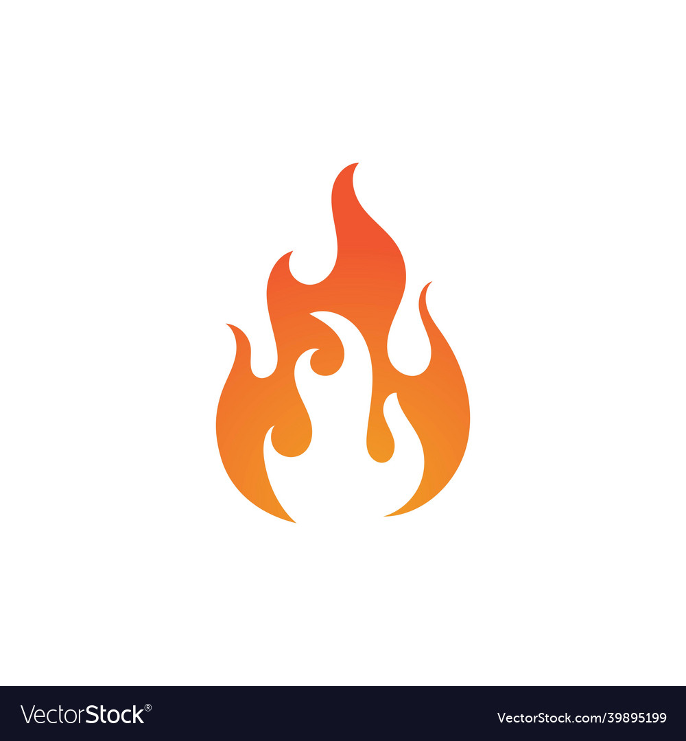 Fire logo design Royalty Free Vector Image - VectorStock