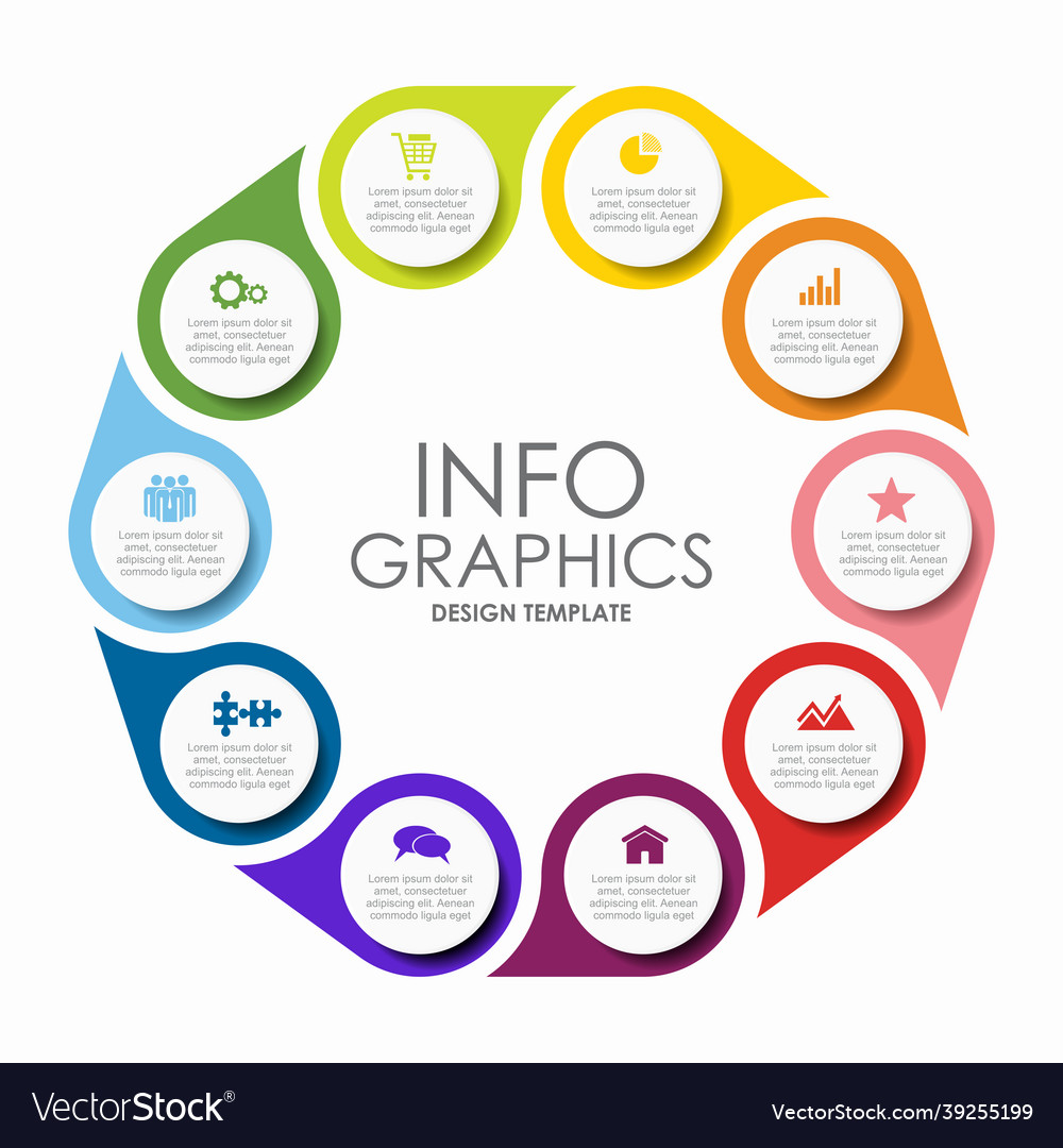 Infographic design template with place for your Vector Image