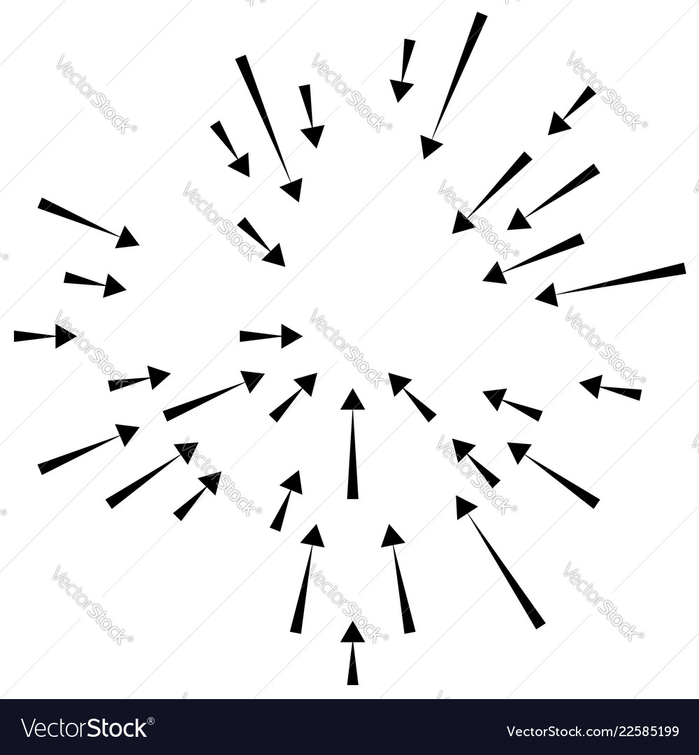 Radial lines element abstract radiating irregular vector image Radial lines element abstract radiating irregular