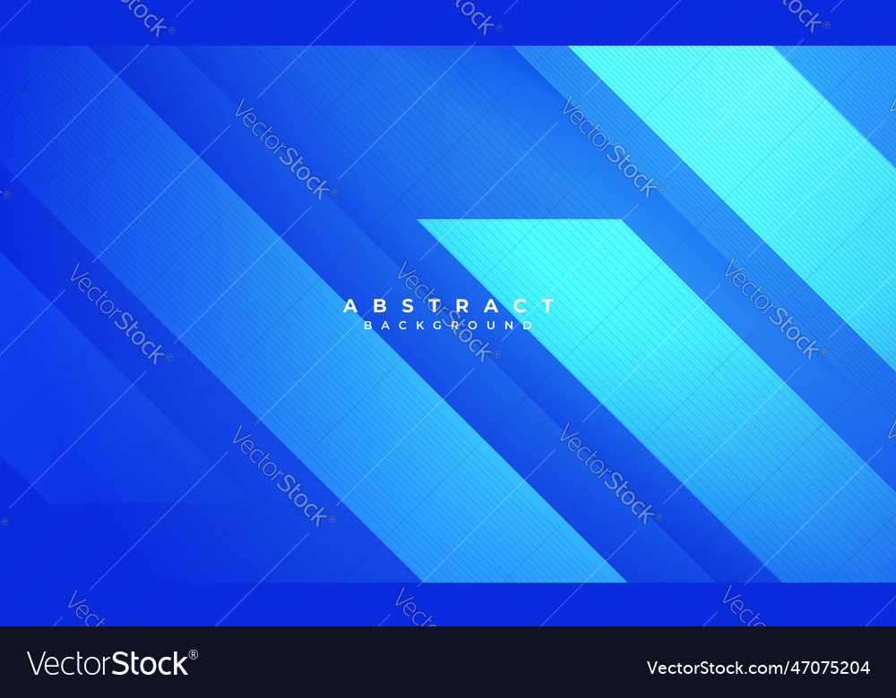 Abstract blue arrow glowing with lighting