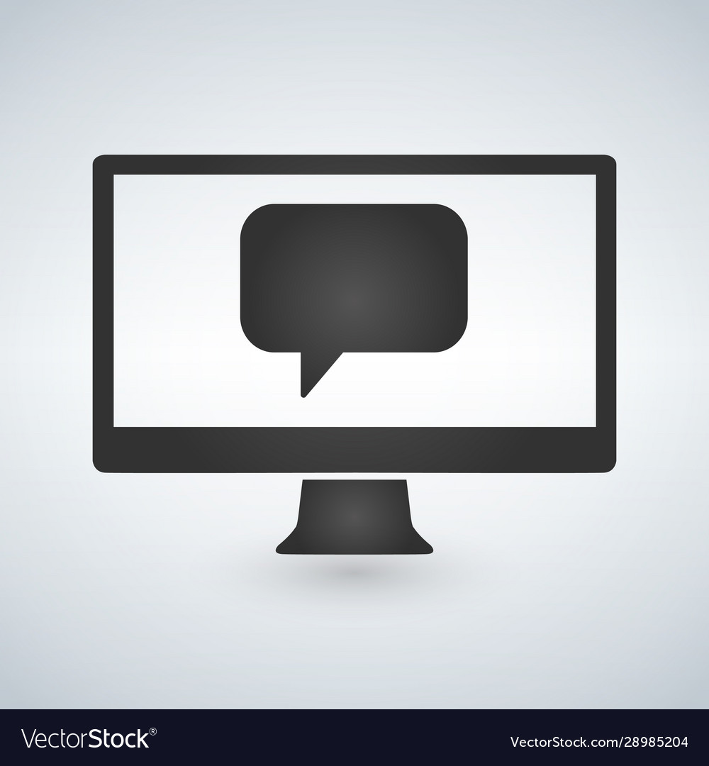 Computer communication message icon
