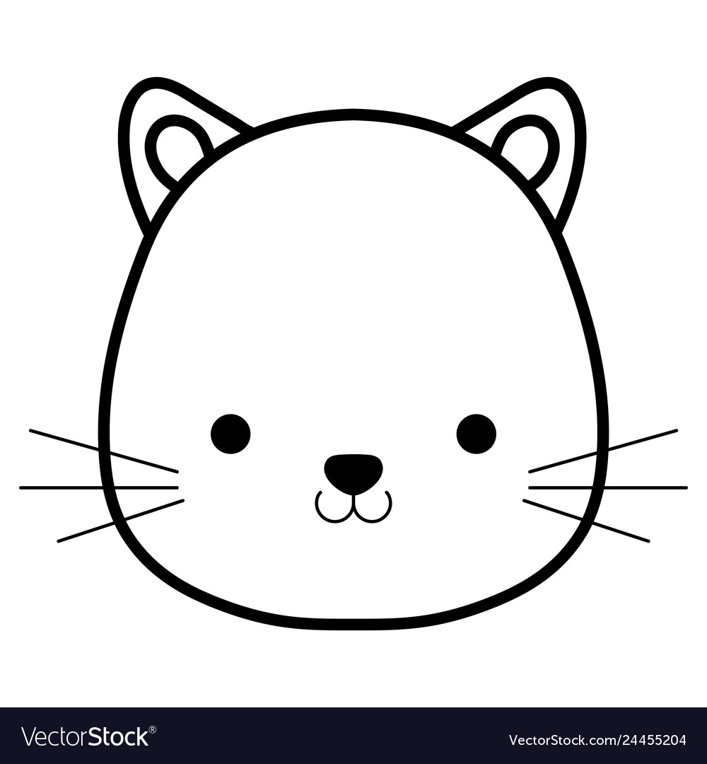 Cute And Little Cat Character Royalty Free Vector Image