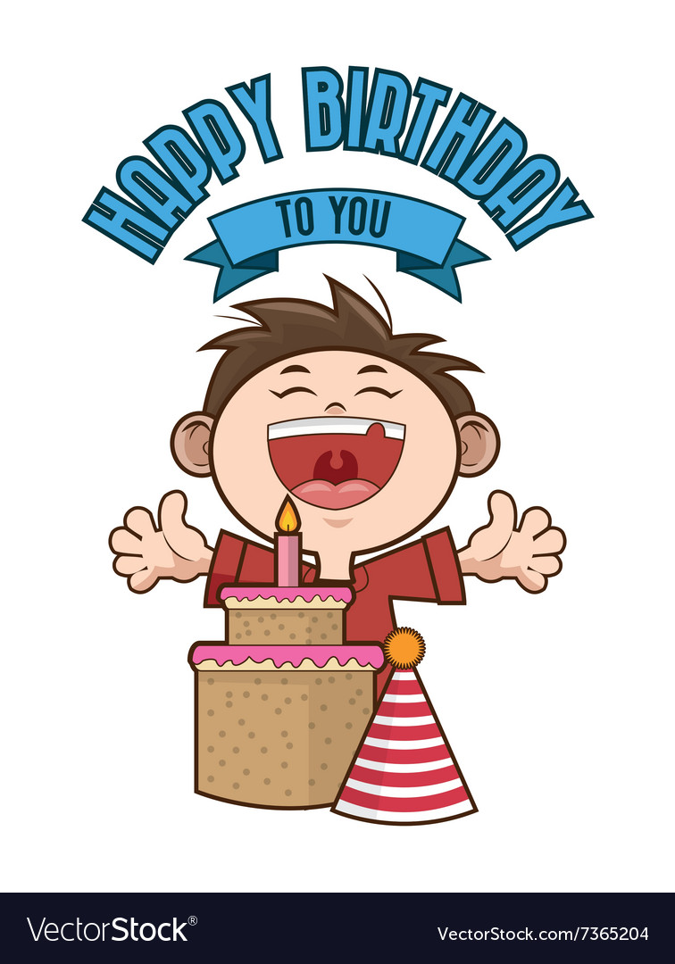 Happy birthday design Royalty Free Vector Image