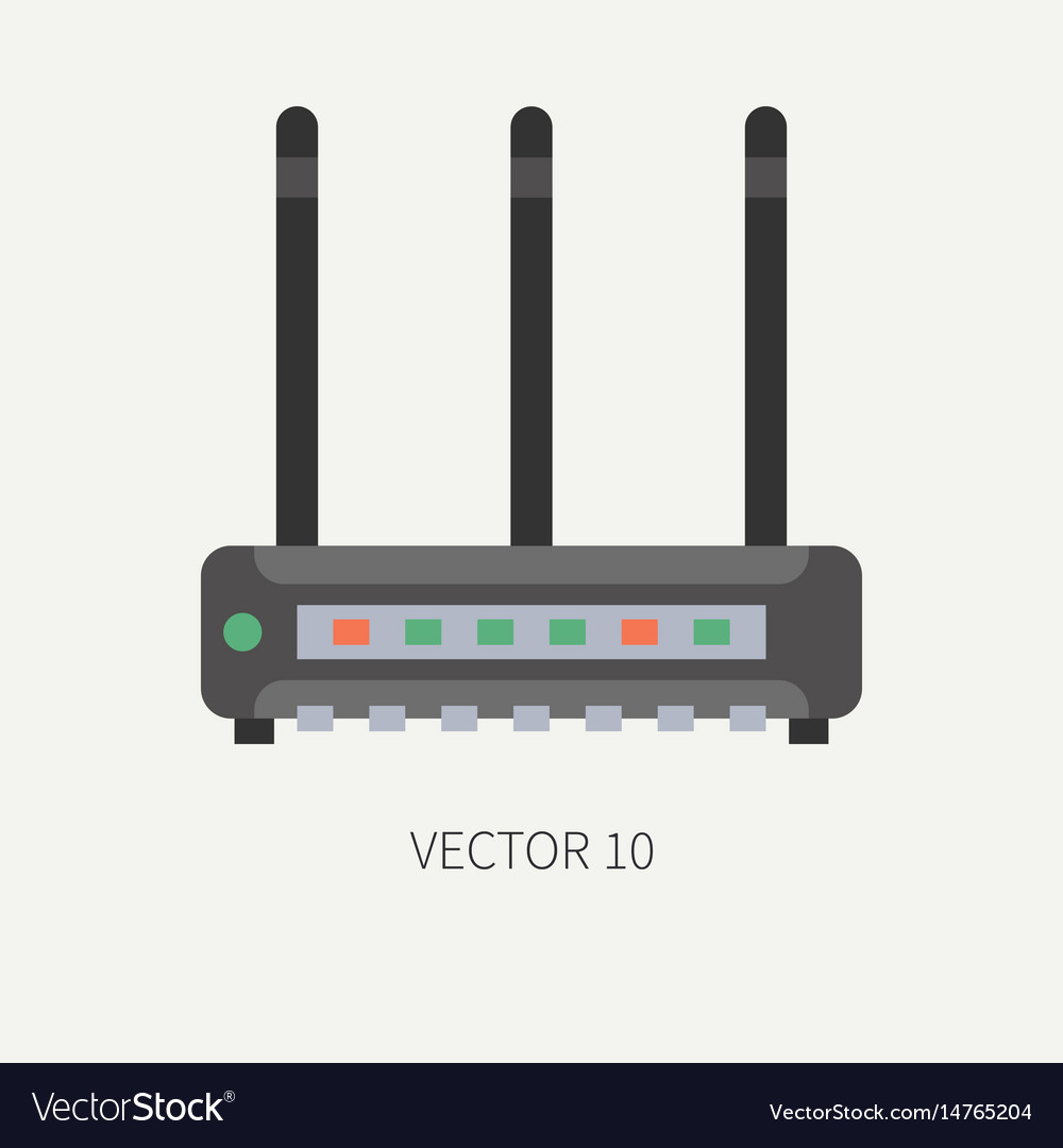 Plain flat color computer part icon