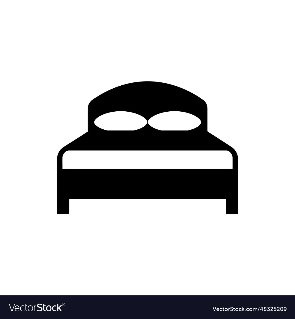 Bed icon Royalty Free Vector Image - VectorStock