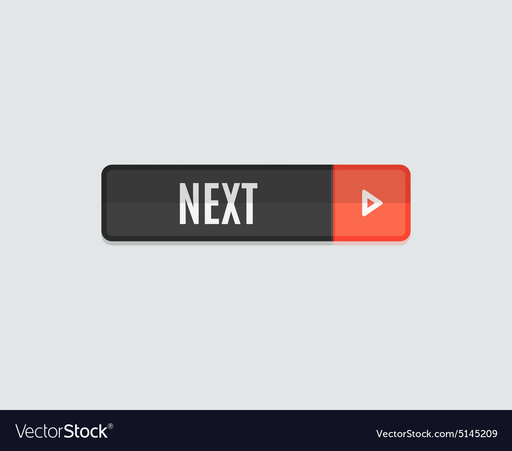 Next Web Button Flat Design Royalty Free Vector Image