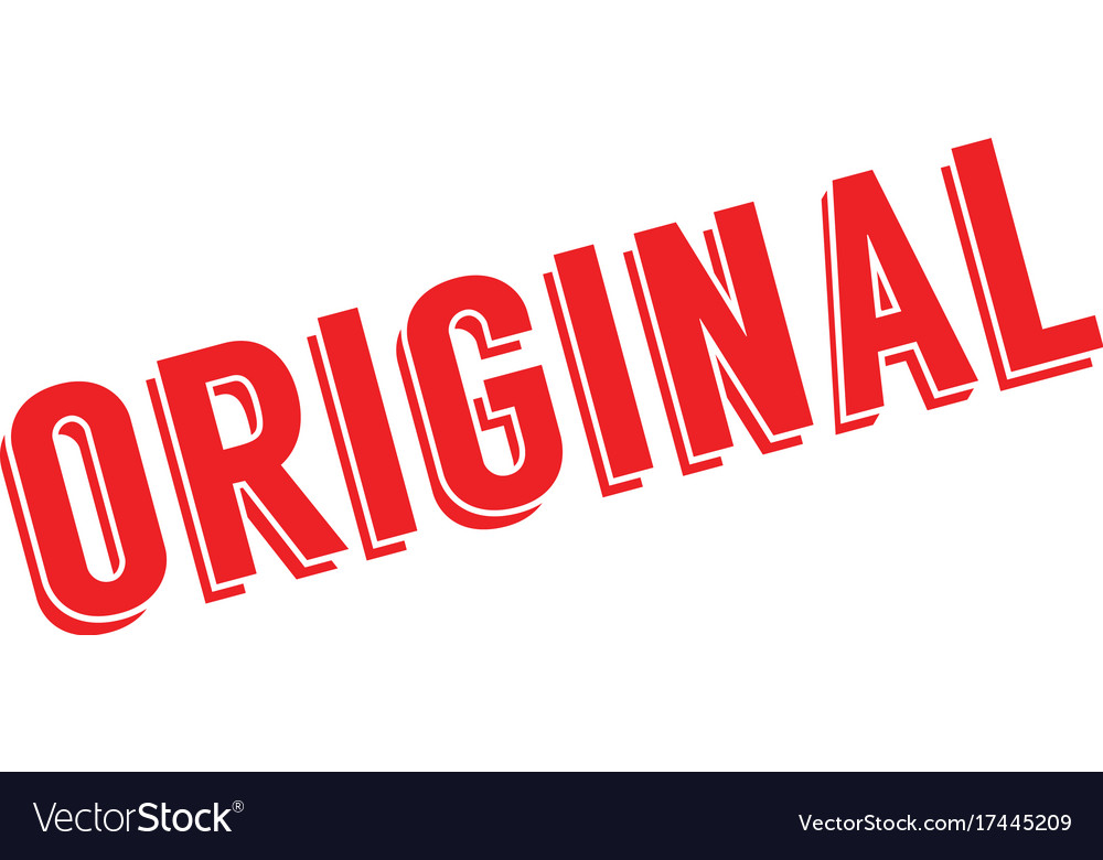 Original rubber stamp Royalty Free Vector Image