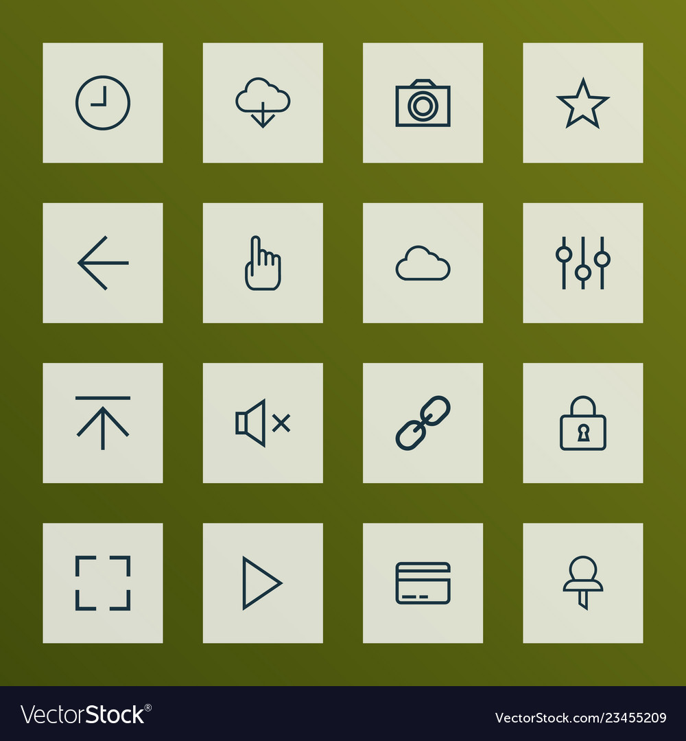 User Icons - Line Style Set