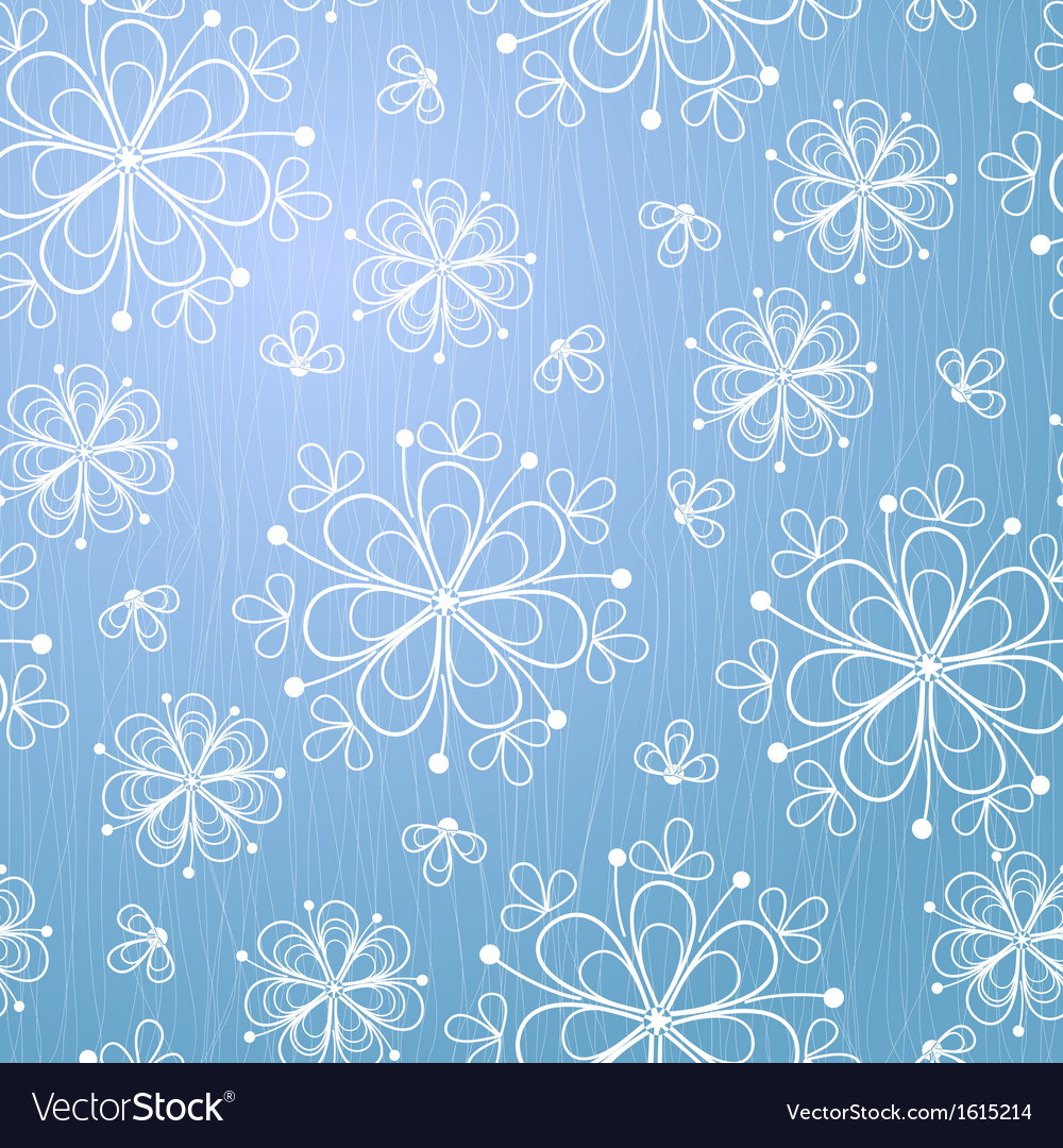 Blue background with snowflake