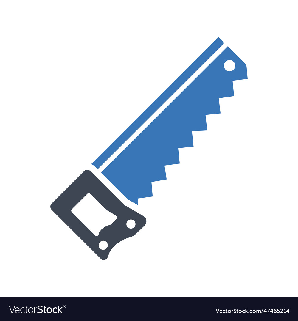 Hand saw icon Royalty Free Vector Image - VectorStock