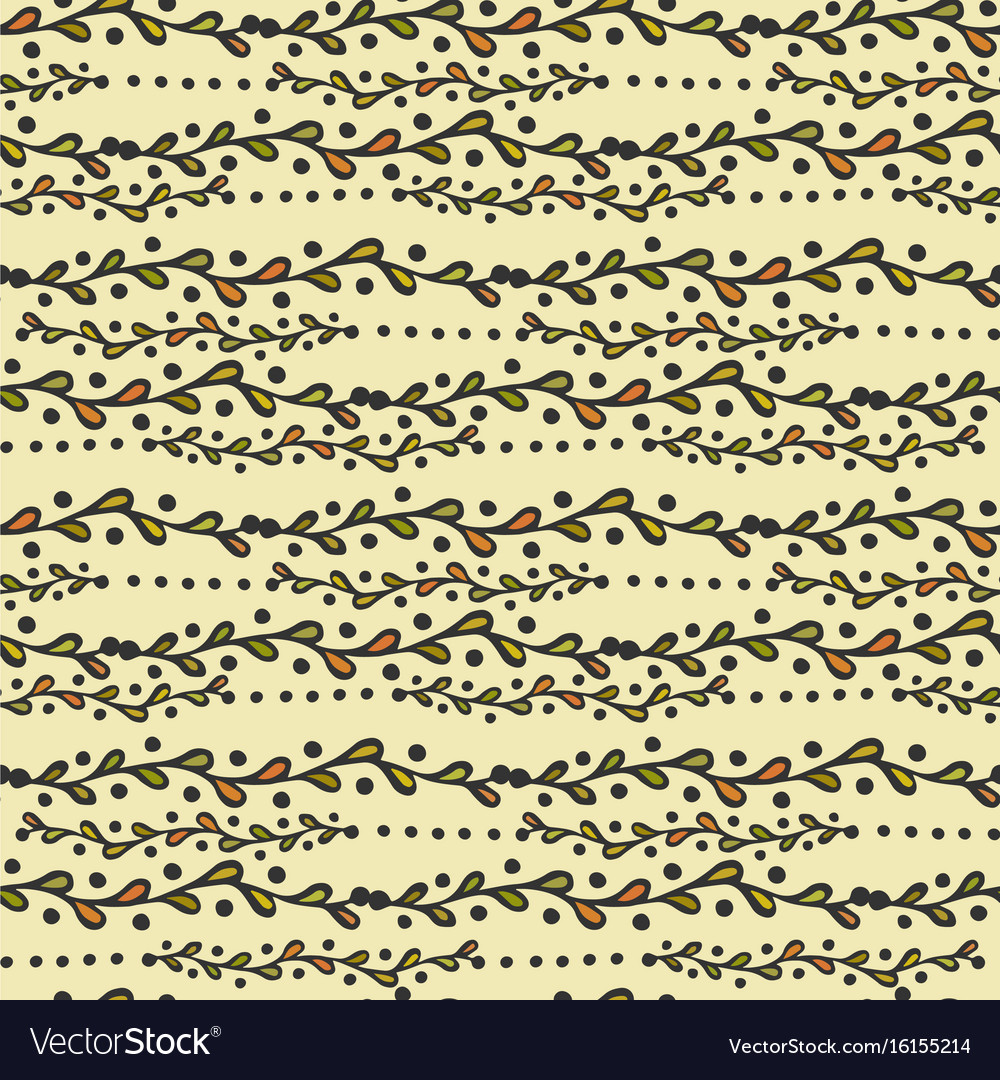 Simple ethnic seamless pattern with ornamental