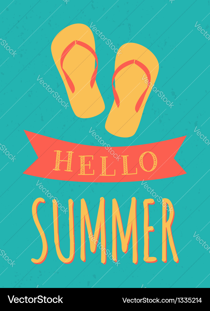 Summer poster Royalty Free Vector Image - VectorStock
