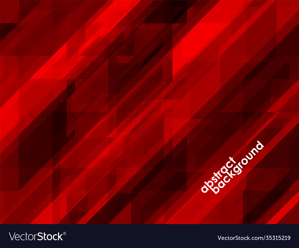Abstract red background geometric overlap