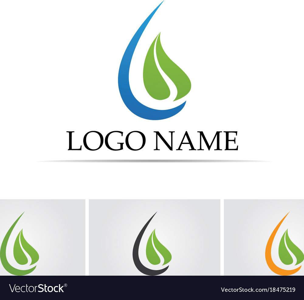 Balance bio biological brand branding business Vector Image