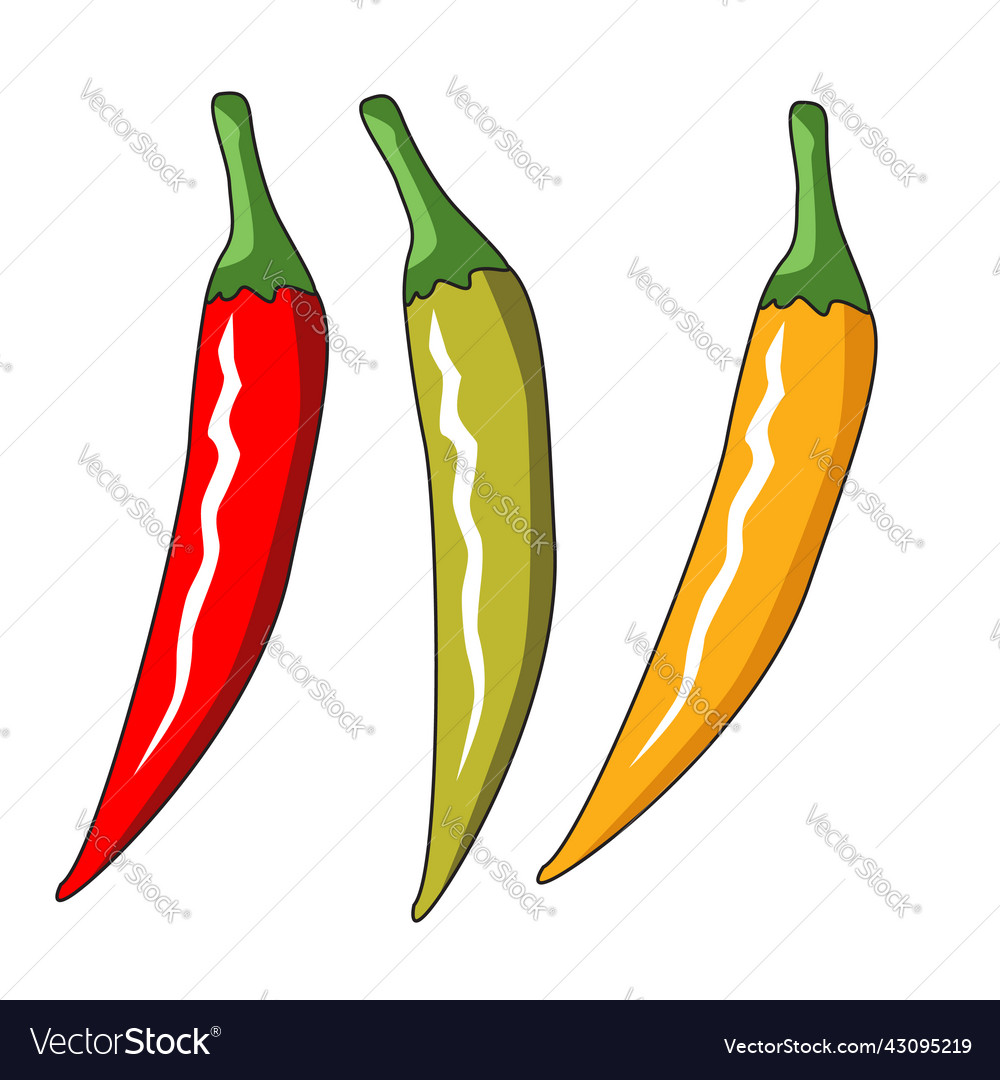 Chili pepper set design