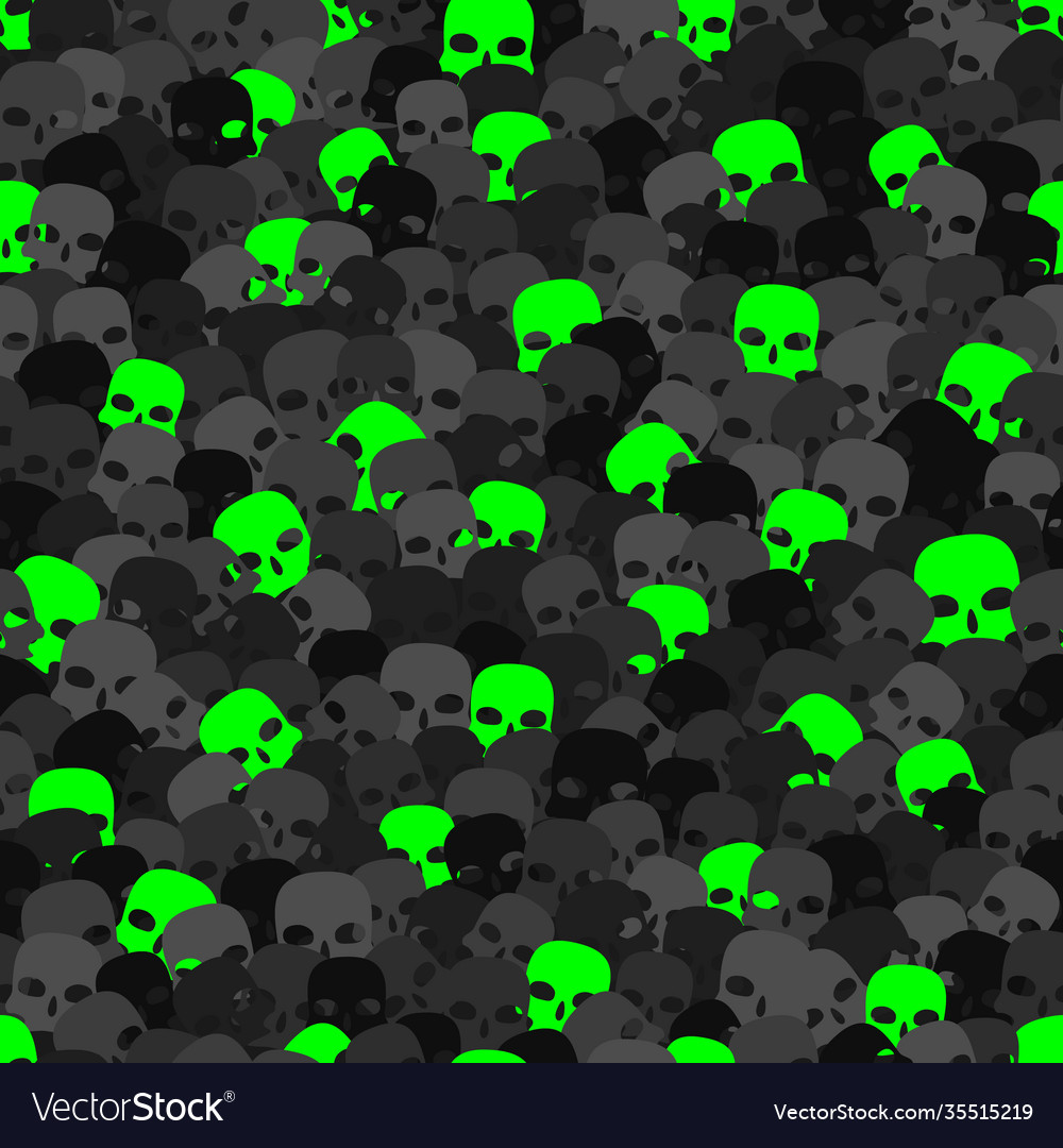 Halloween seamless pattern design elements