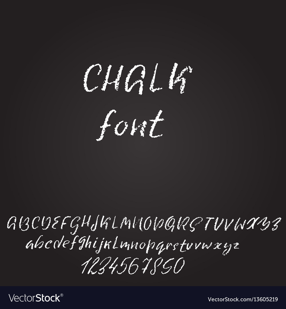 Handschriftliche Kreide Schrift-Imitation Textur