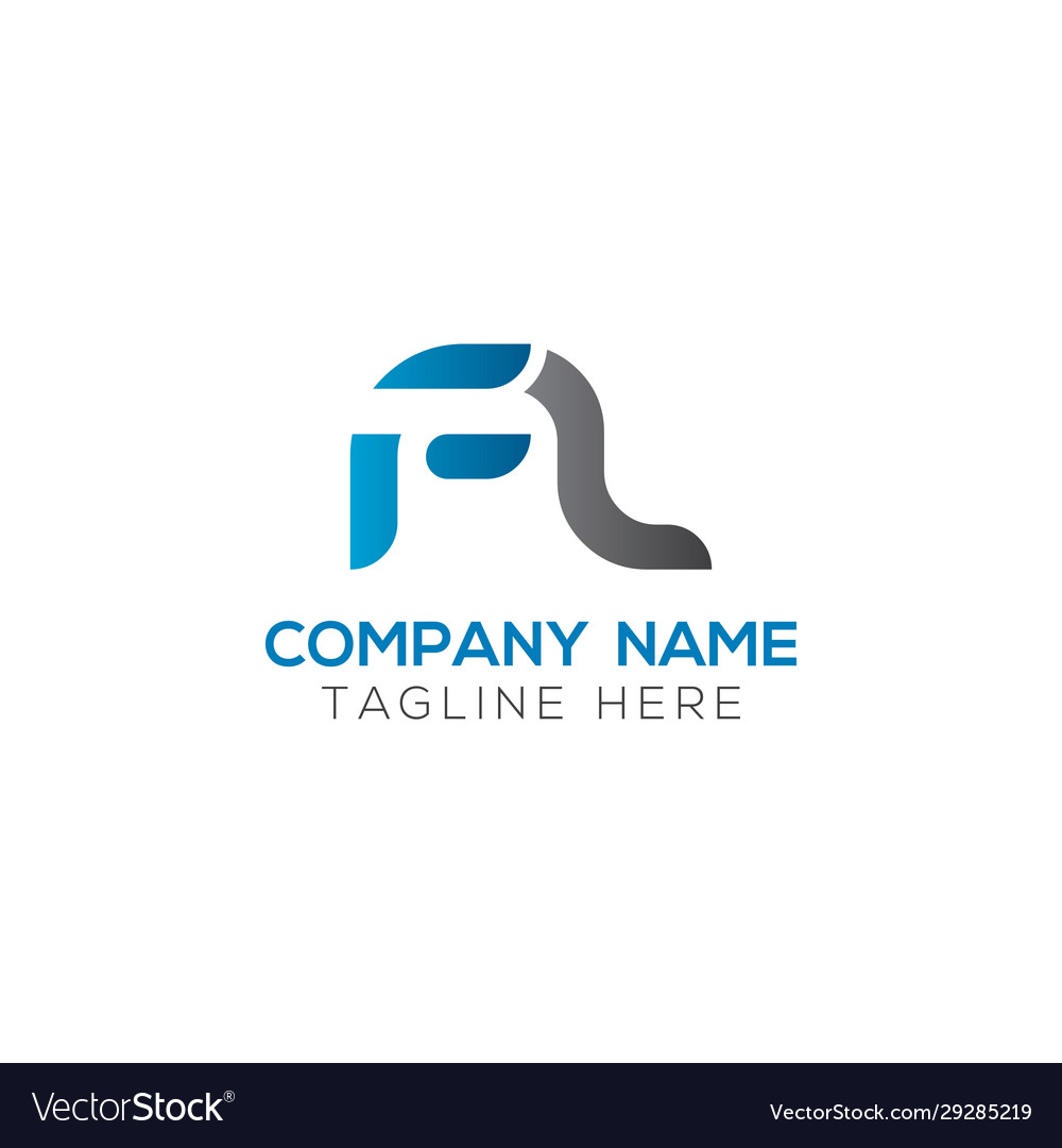 Initial letter fz logo design template creative