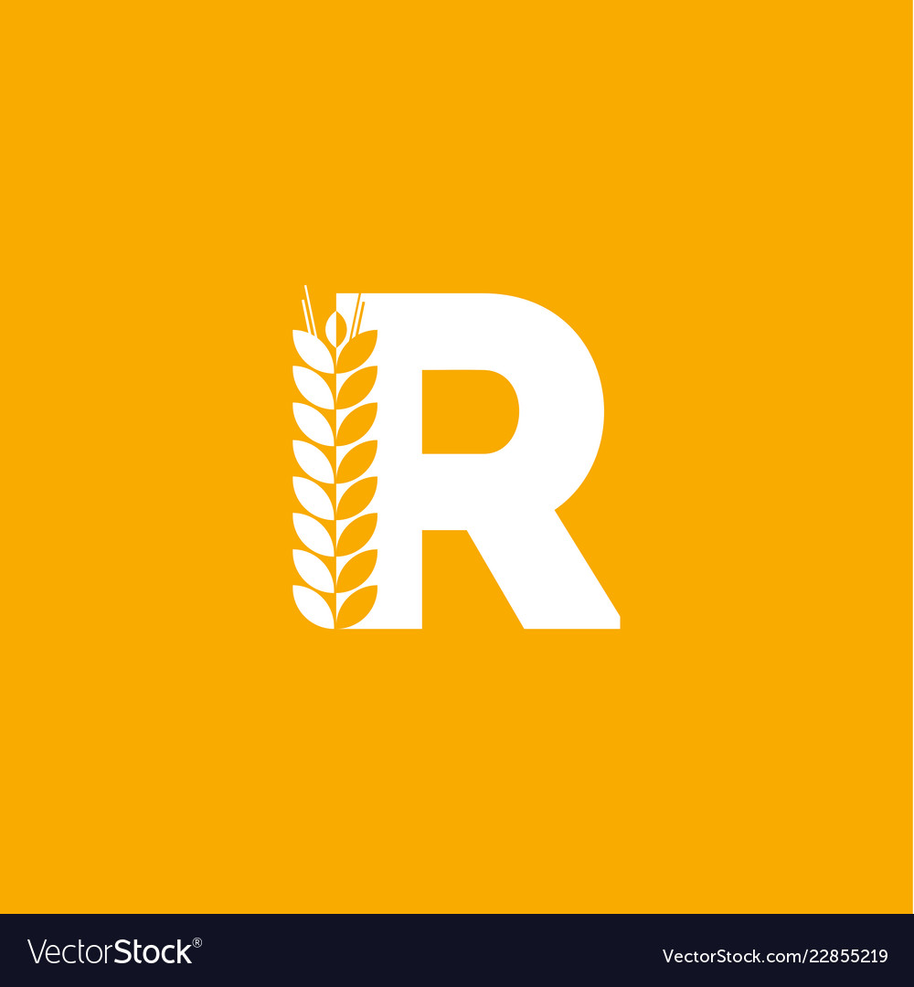 Logo Letter R Bakery Royalty Free Vector Image Logo Letter R Bakery Royalty Free Vector Image