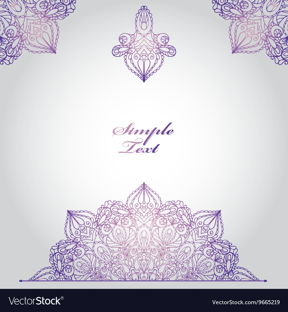 Mandala pattern elements