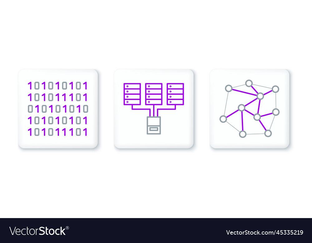 Set line neural network binary code and server