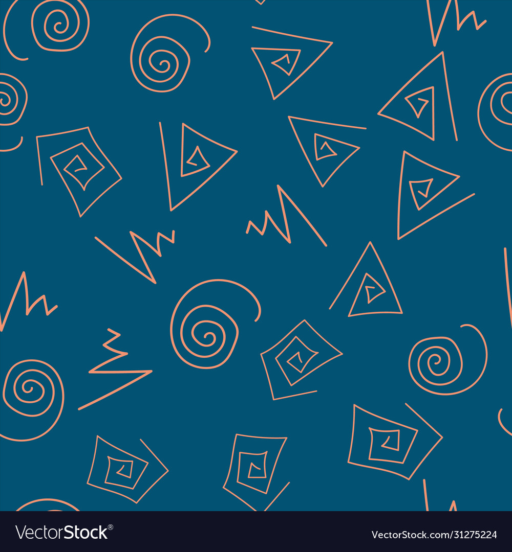 Abstract triangles squares and circles vector image Abstract triangles squares and circles
