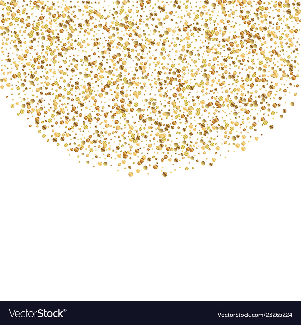 Gold confetti luxury sparkling scattered