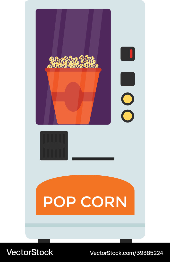Popcorns machine Royalty Free Vector Image - VectorStock