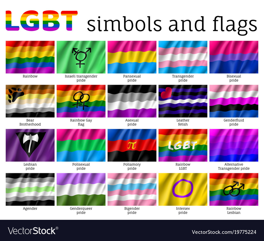 flag lgbt meanings Vector Set Image movement Free symbols flags lgbt Royalty