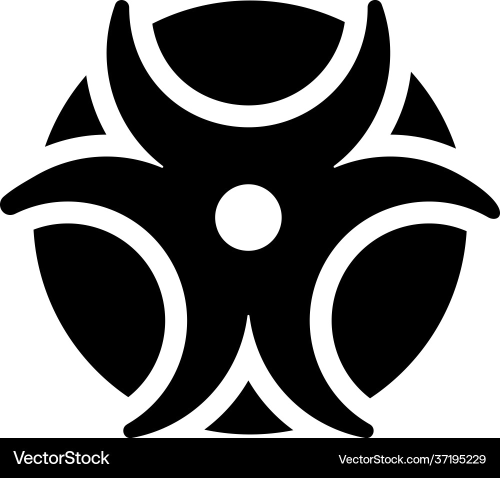 Biohazard Royalty Free Vector Image - VectorStock