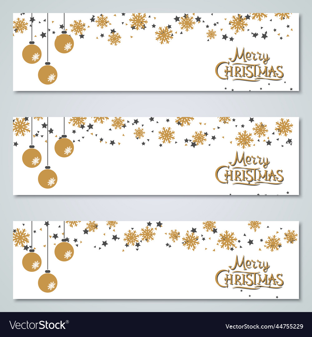 Christmas and new year banners collection