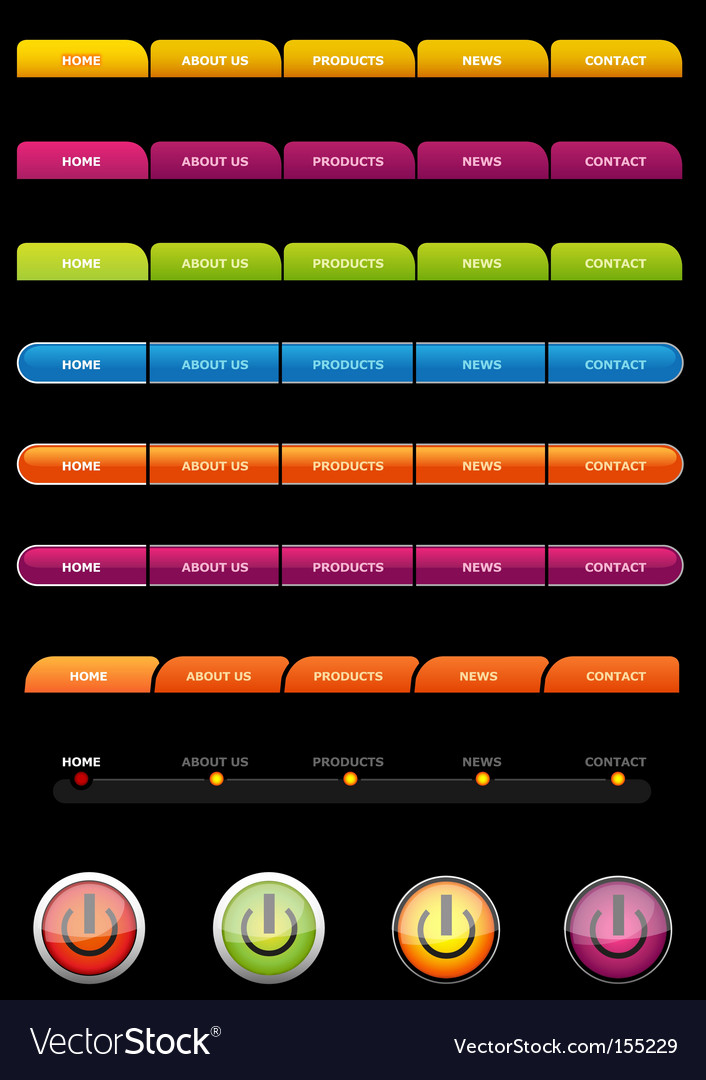 Colorful Button Set