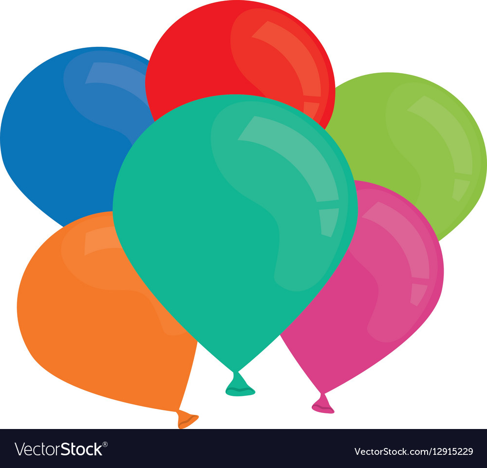 Dekorative Geburtstagsballons