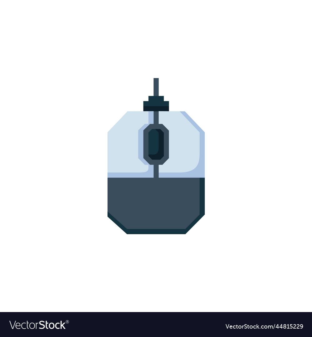 Mouse icon computer component flat style vector image Mouse icon computer component flat style