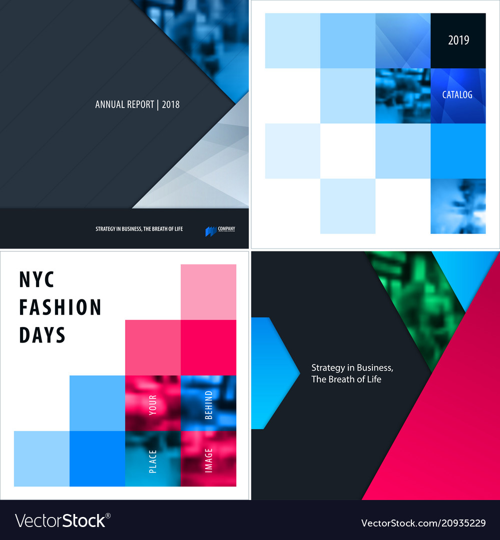 Set of abstract design for graphic template vector image Set of abstract design for graphic template