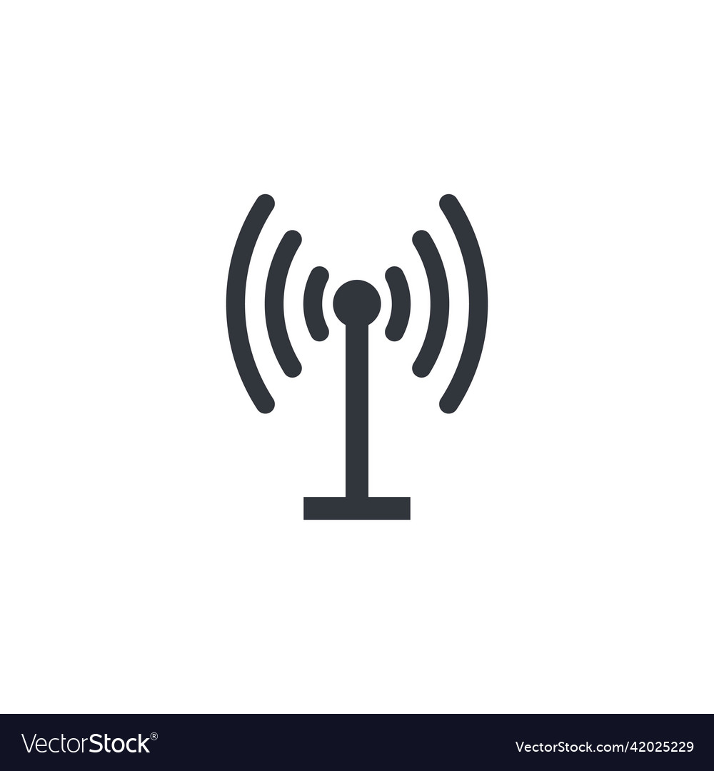 Wireless logo Royalty Free Vector Image - VectorStock