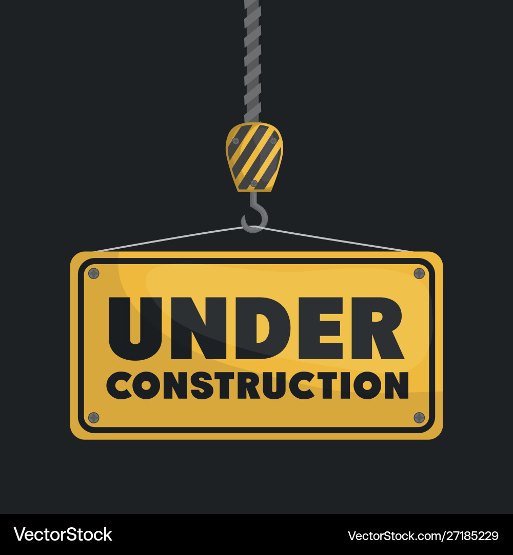 Worker under construction place Royalty Free Vector Image