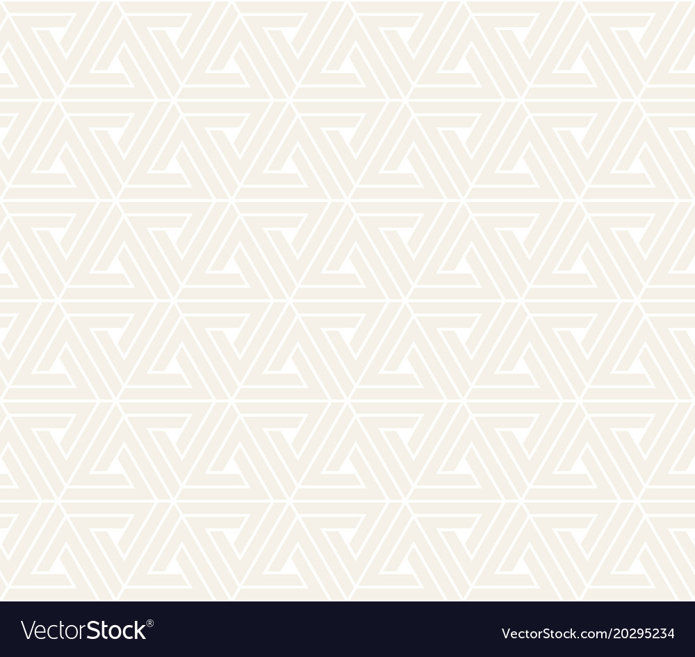 Modern Geometric Triangle Pattern