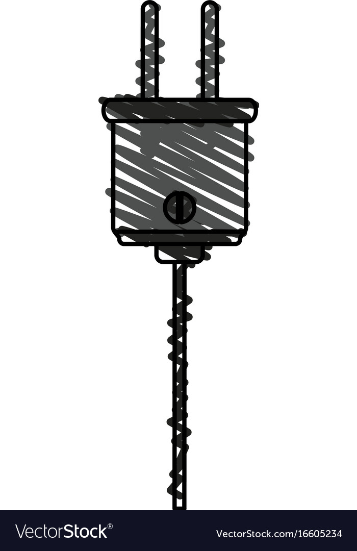 Plug with cord icon image