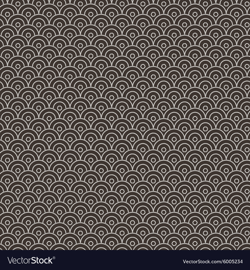 Seamless pattern in the form of flakes