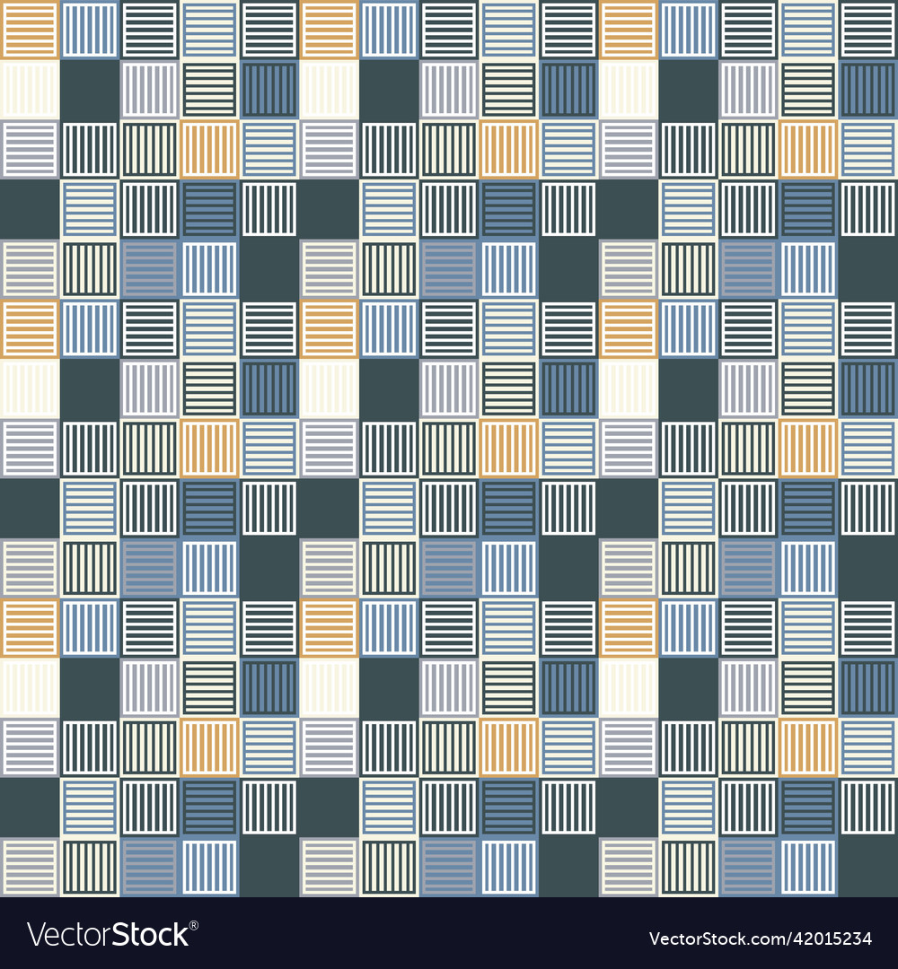 Seamless pattern with squares
