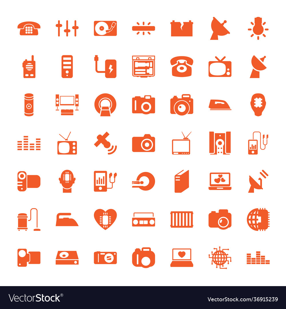 49 electronics icons