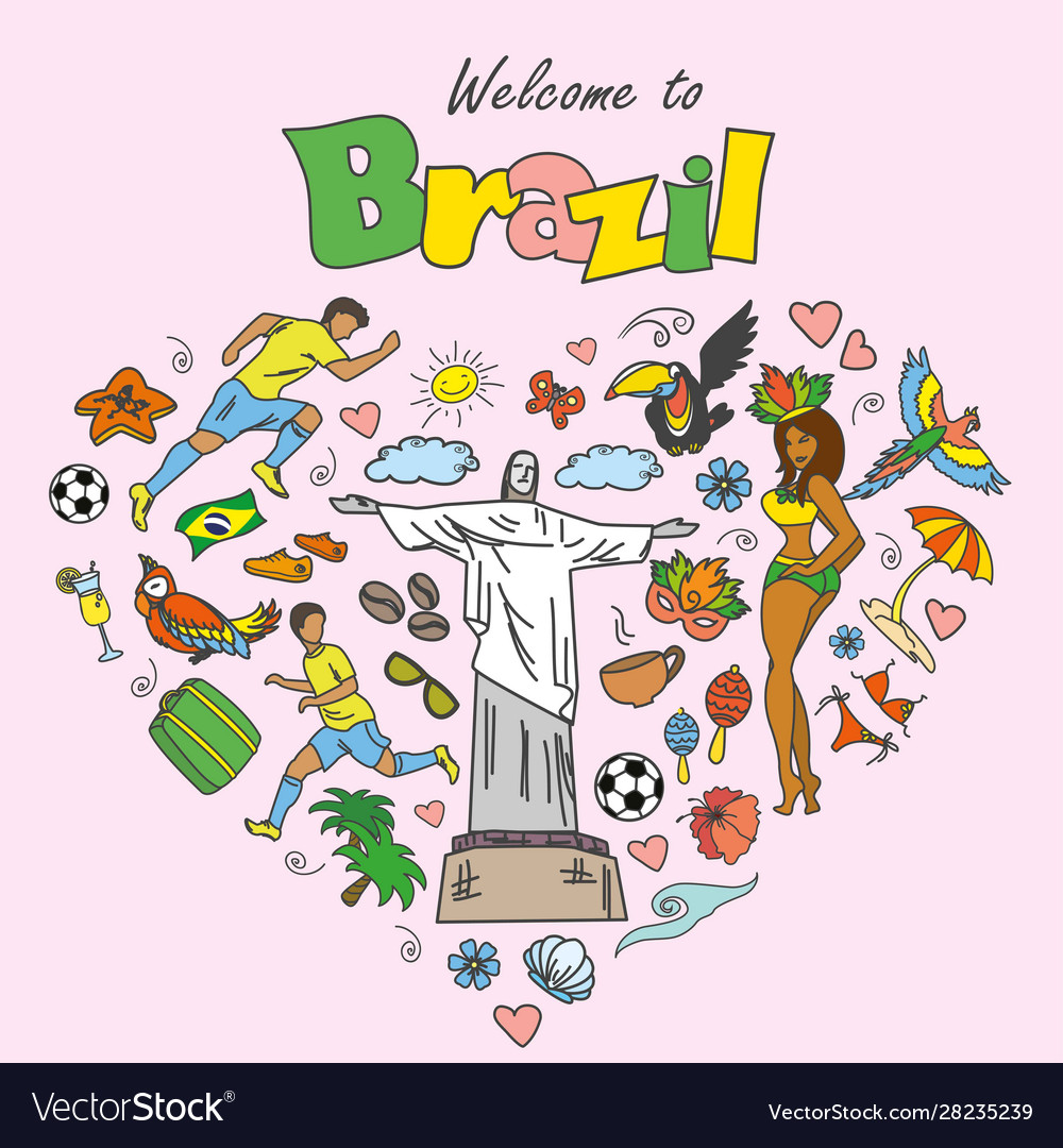 Big Cartoon Set brazilian Vorlagen