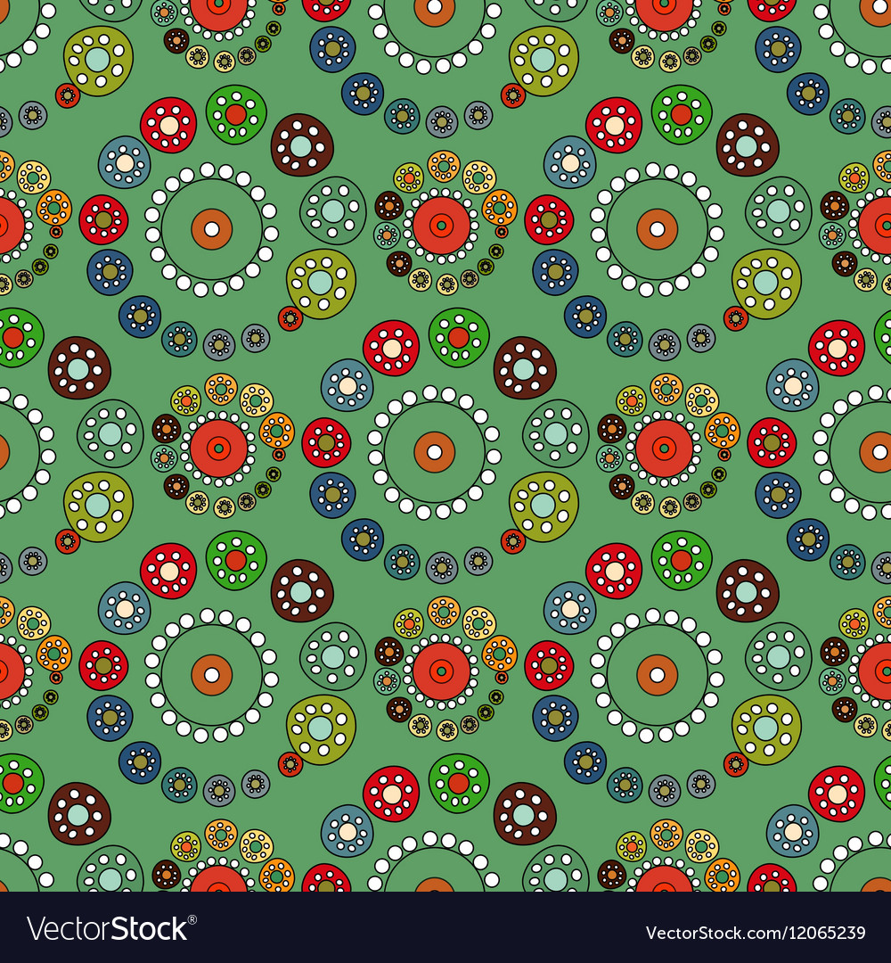 Bright green seamless pattern