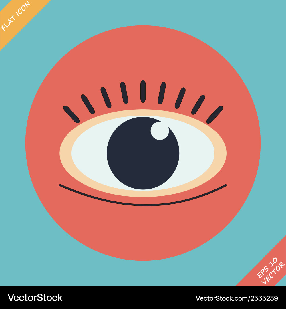 Eye icon Royalty Free Vector Image - VectorStock