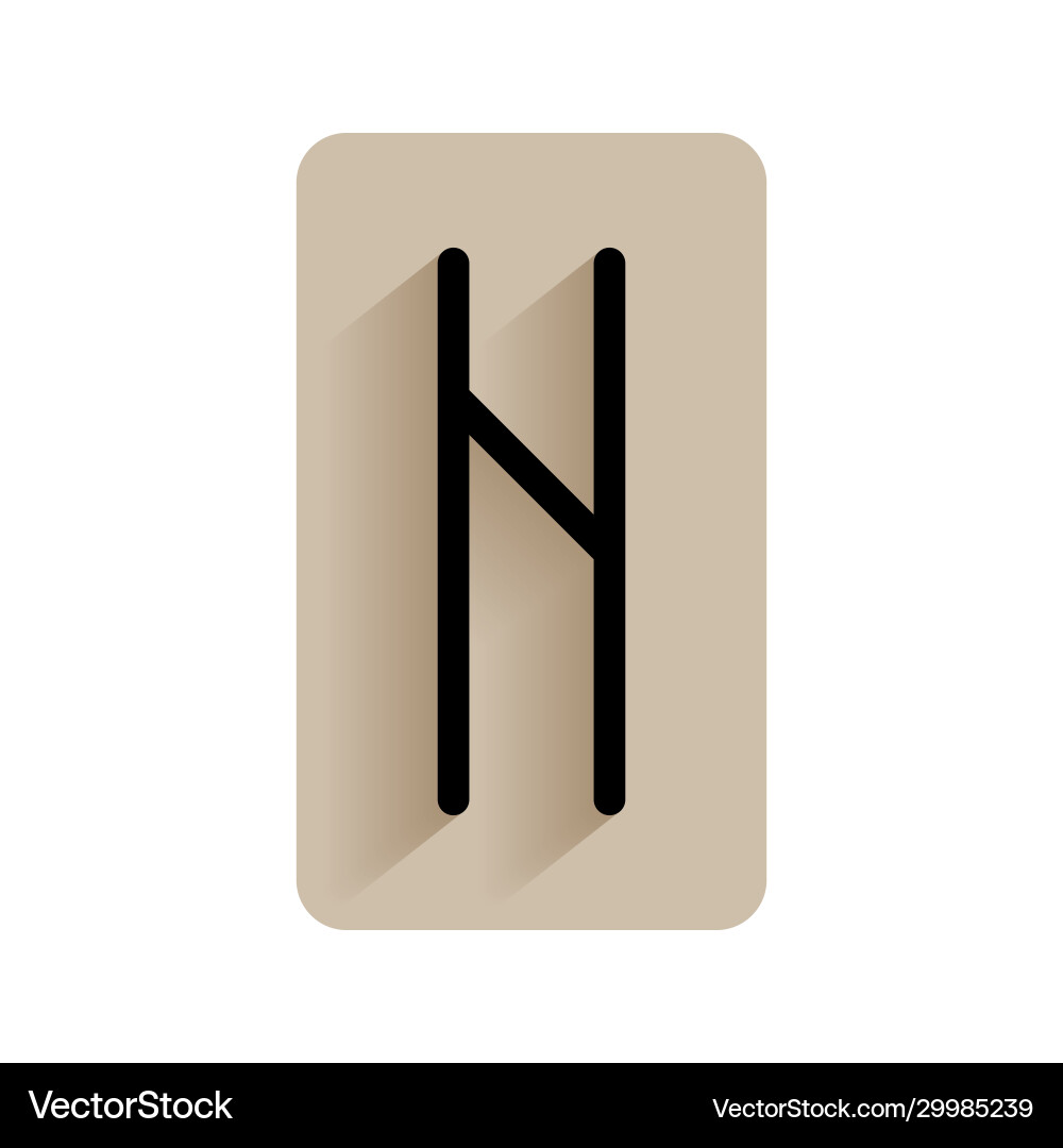 Runes letter runic alphabets sign and symbol Vector Image