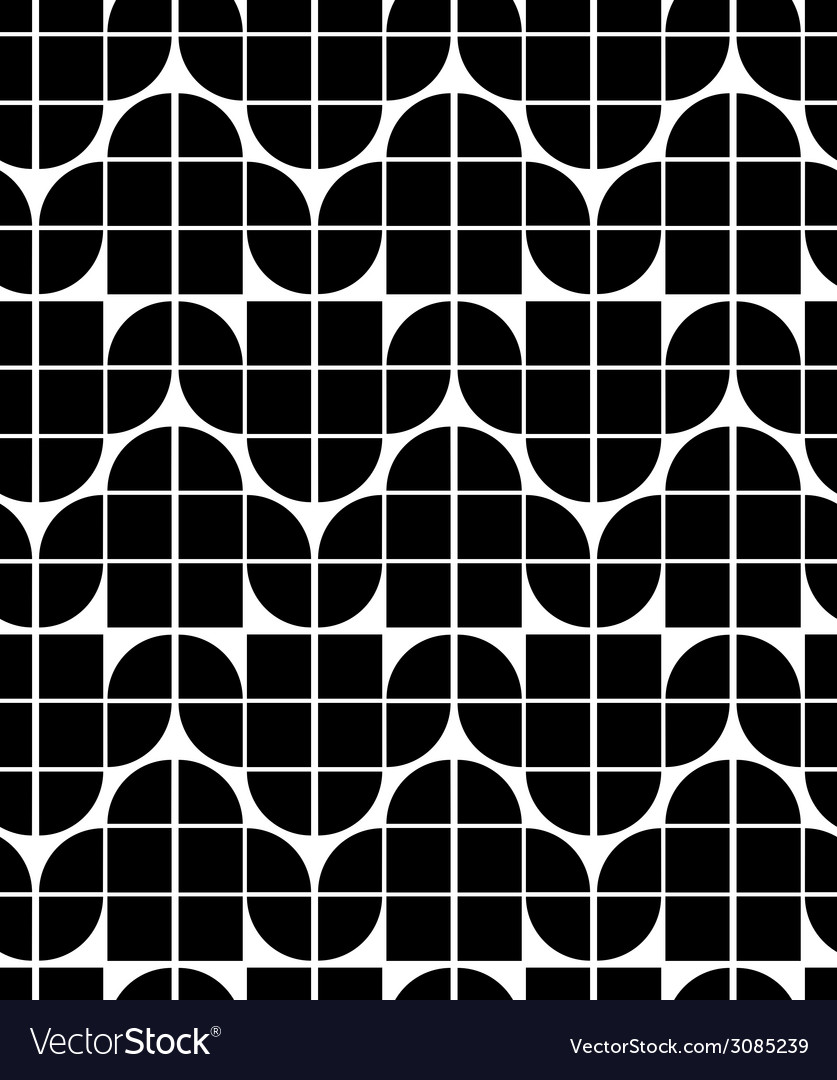 Seamless geometric tiles pattern in vintage style