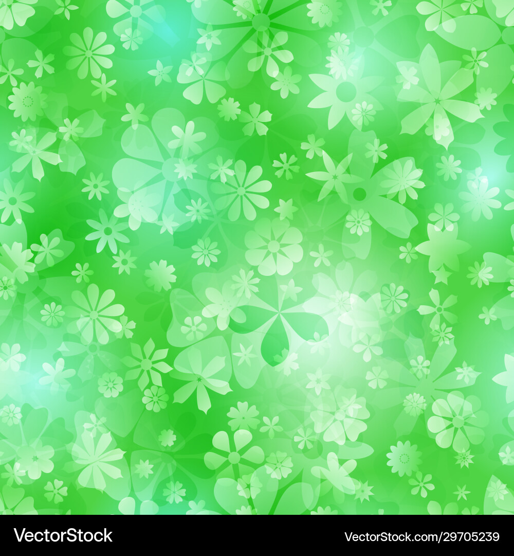 Seamless pattern flowers Royalty Free Vector Image