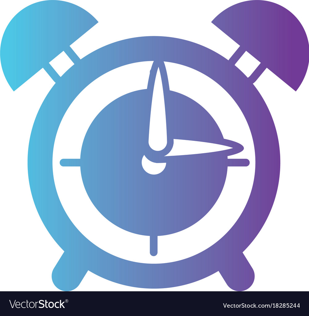 Line round clock alarm object design